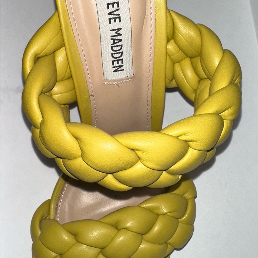Yellow Steve Madden Heel